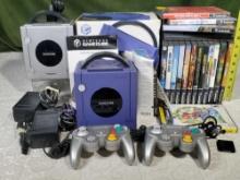 2 Nintendo Gamecube Entertainment Consoles, Controllers Games and More