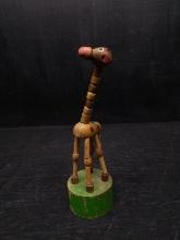 Vintage Childrens Toy-Collapsible Giraffe