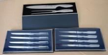 Chicago Cutlery Carving Set with 8 New Stainless Knives