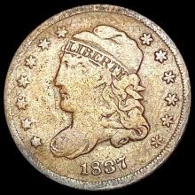 1837 Capped Bust Half Dime LIGHTLY CIRCULATED