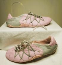 Puma Pink Leather Ballet Sneaker sz 8.5