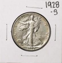 1928-S Walking Liberty Half Dollar Coin