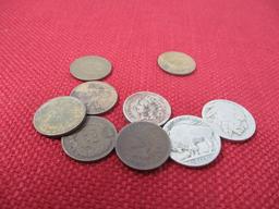 Buffalo Nickels & Indianhead Penny Lot