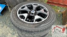 (4) 225/60R17 5- Lug Subaru Tires