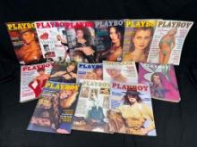 14 Vintage 1980s Playboy Magazines Centerfolds