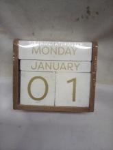Perpetual Block Calendar.