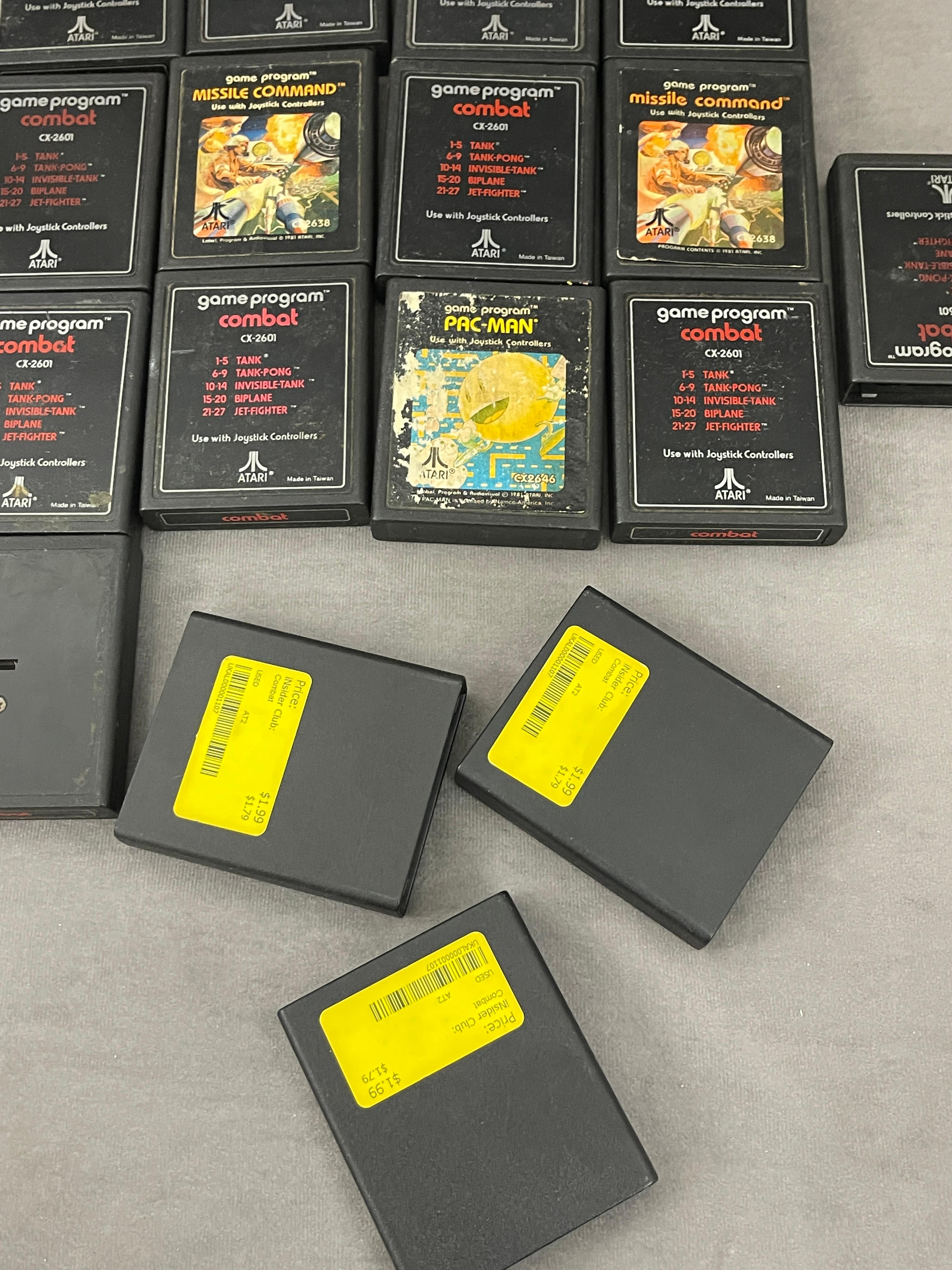 Atari Combat CX-2601 Video Games Original !978 Collection Lot of