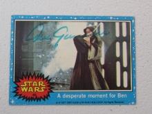 ALEC GUINNESS SIGNED TRADING CARD WITH COA