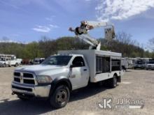 (Smock, PA) Altec AT248F, Articulating & Telescopic Bucket center mounted on 2015 RAM 5500 Enclosed