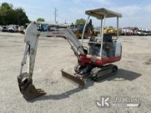 (Plymouth Meeting, PA) 2002 Takeuchi TB015 Mini Hydraulic Excavator, Hour Meter Replaced, True Hours