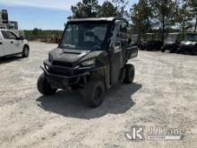 2017 Polaris Ranger 4x4 Yard Cart, (GA Power Unit) Runs & Moves) (No Battery, Body Damage