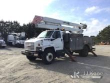 Lift-All L0M-50-1S, Material Handling Bucket Truck rear mounted on 2008 GMC C7500 Utility Truck Not 