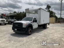2014 Ford F450 Van Body Truck Runs & Moves) (Jump To Start, Power Steering Issues