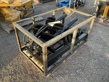 MOWER KING AUGER ATTACHMENT FOR SKID STEER