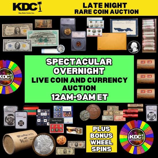 LATE NIGHT! Key Date Rare Coin Auction 19.2 ON