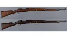 Two DWM South American Contract Bolt Action Rifles
