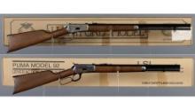 Two Rossi Lever Action Rifles with Boxes