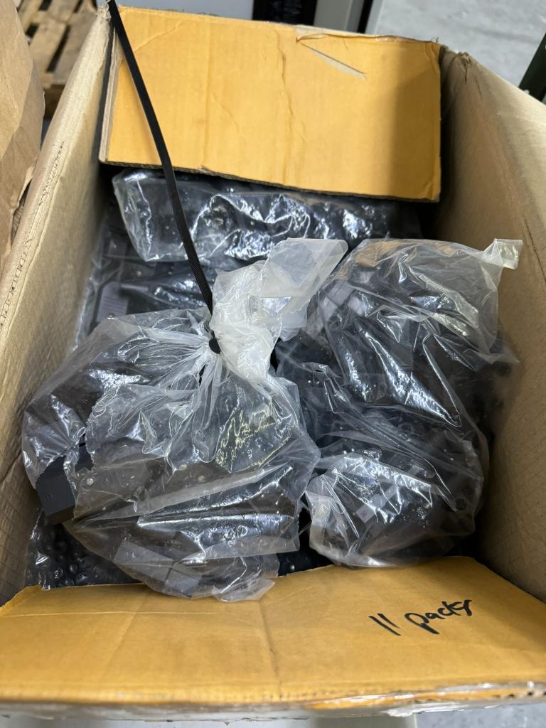 BOXES OF ASSORTED PARTS & WIRES (YOUR BID X QTY = TOTAL $)