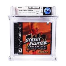 Street Fighter EX2 Plus PS1 Playstation Sealed Video Game WATA 9.6/A+