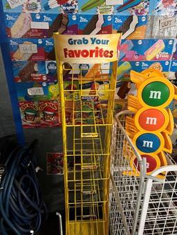 Trio Merchandise Diplay Racks includes M and Ms