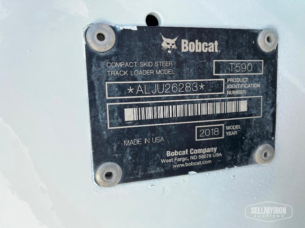 2018 Bobcat T590 Compact Multi Terrain Track Loader [YARD 1]