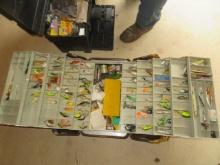 Tackle Box w/fishing lures