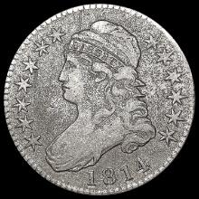 1814 Capped Bust Half Dollar LIGHTLY CIRCULATED