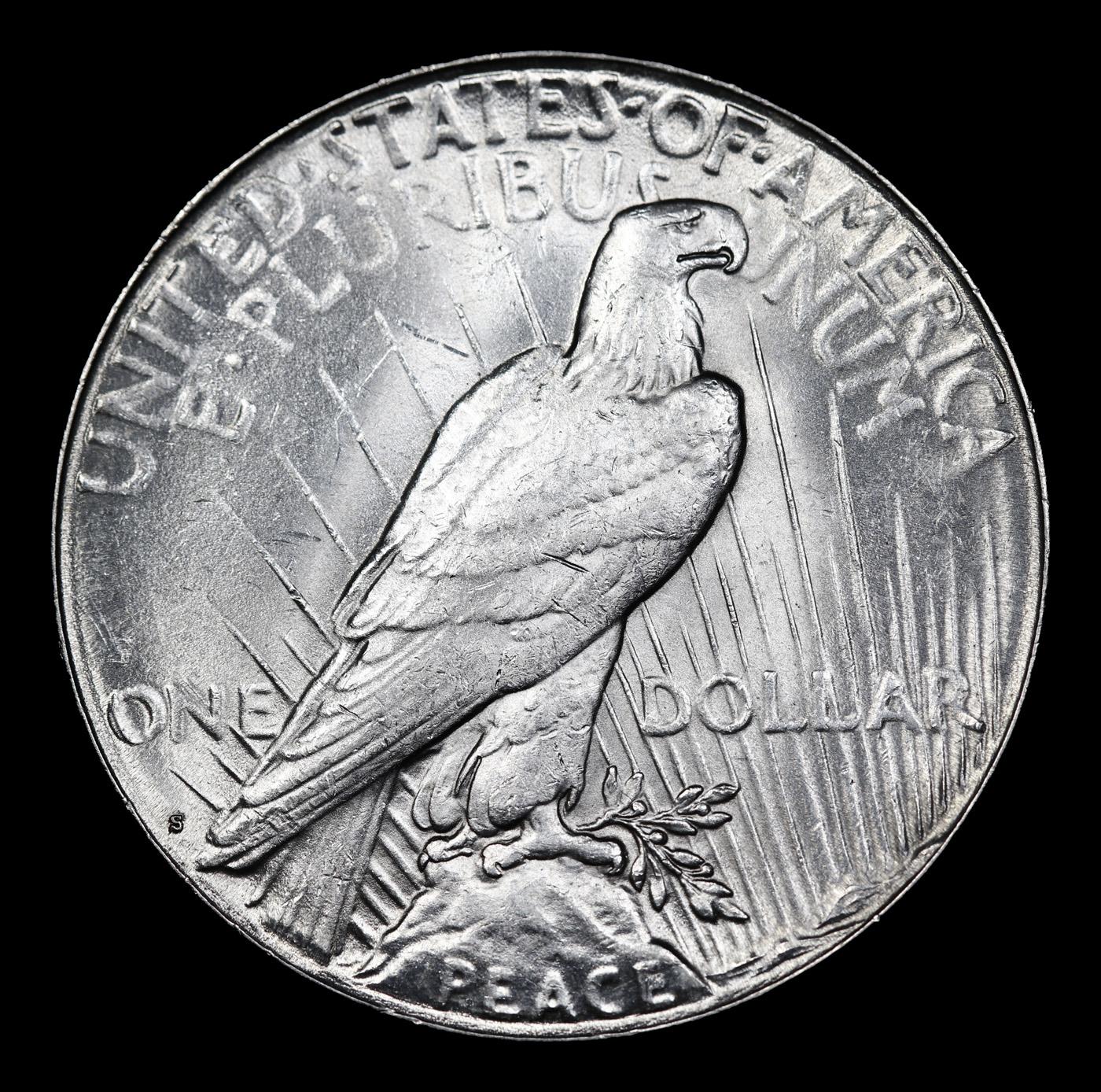 ***Auction Highlight*** 1923-s Peace Dollar $1 Graded ms64+ By SEGS (fc)
