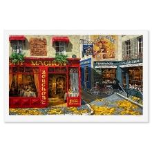 Viktor Shvaiko "Autumn in Paris (White)" Limited Edition Printer's Proof on Paper