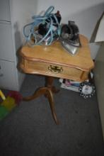 Night Stand with Drawer and Contents