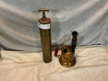 brass torch & Buffalo Better-Built brass fire extinguisher B-213257
