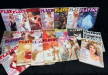 22 Vintage 1970s-1980s Playboy Magazines Centerfolds