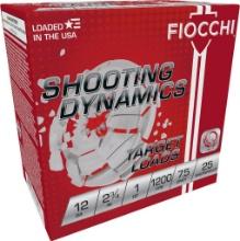 Fiocchi 12SD1H75 Shooting Dynamics Target 12 Gauge 2.75 1 oz 1200 fps 7.5 Shot 25 Bx
