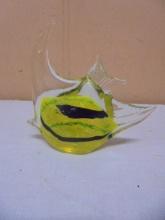 Beautiful Art Glass Ffish Paperweight