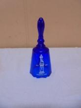 Fenton Colbalt Blue Art Glass Bell