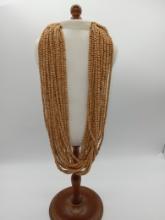 7 Strands of Wood Heshi Beads