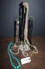 Costume jewelry and stand
