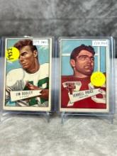 1952 Bowman Commons Dooley #31 and Price #49 -Both VG