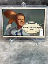 Norm Van Brocklin HOF 1953 Bowman FB #11 -EX-MT