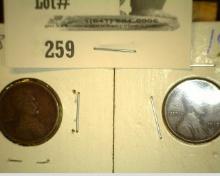 1913 D G+ & 1913 S G+ Semi-keydate Lincoln Cents.