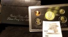 1992 S U.S. Silver Proof Set in original box of issue, Dime, Quarter, and Half are 90% Silver.