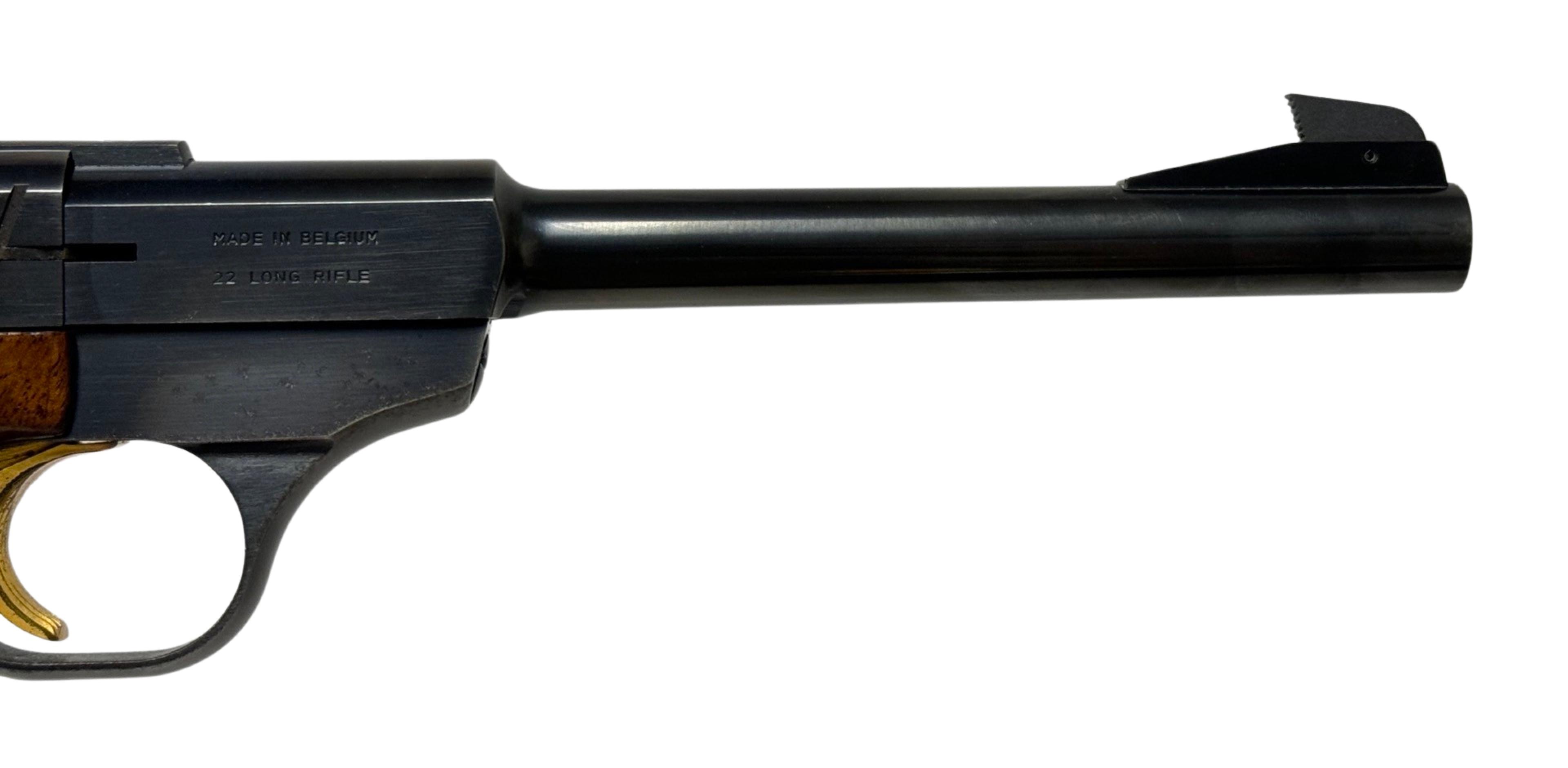 Excellent 1968 Belgium Browning Challenger .22 LR Semi-Automatic Pistol
