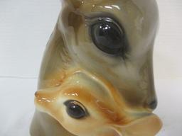 Vintage Royal Copley Deer Head Vase