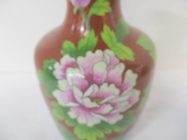 Vintage Large Chinese Cloisonne Vase