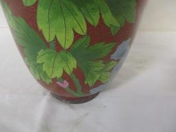Vintage Large Chinese Cloisonne Vase