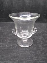 Crystal Double Handle Urn Vase
