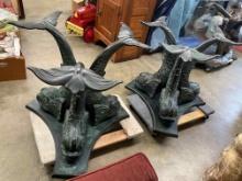 2 Heavy Metal Table Bases