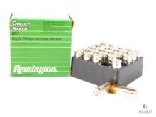 25 Rounds Remington Golden Saber .45 Automatic, 185 Grain Brass Jacketed Hollow Point