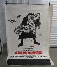 Large Hand Painted Movie Poster On Canvas Le Bal Des Vampires
