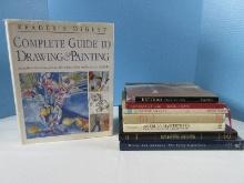 Lot Art Books Starting in Oils, Rembrandt, Bottoms, Degas and America etc.